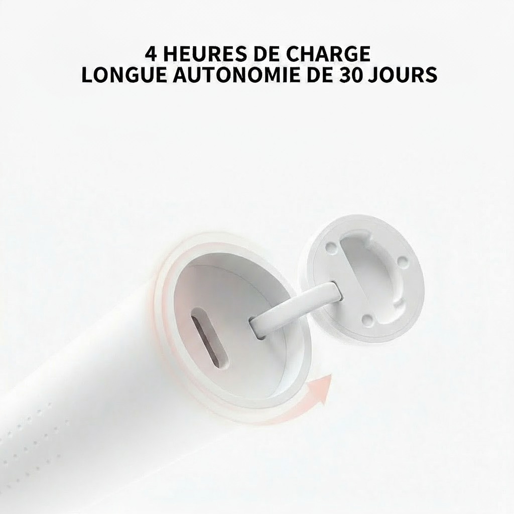 Brosse à dents sonique GreenPulse™ – rechargeable & éco-intelligente