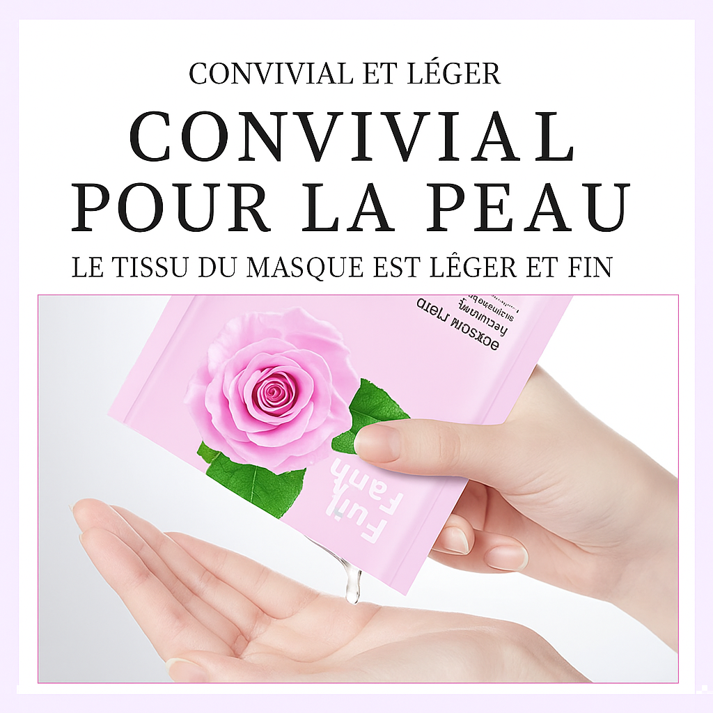 Masques Végétaux Bio GreenBloom™ – Hydratation, Éclat & Fermeté