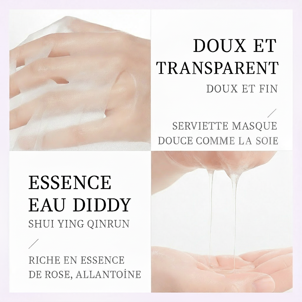 Masques Végétaux Bio GreenBloom™ – Hydratation, Éclat & Fermeté