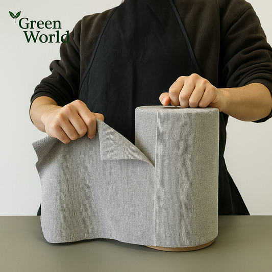 Rouleaux GreenTowel™ – L’alternative durable à l’essuie-tout jetable
