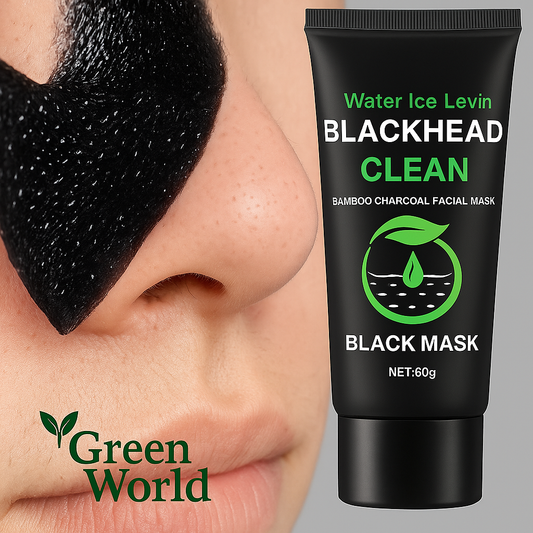 Masque Bio GreenPure™ Charbon de Bambou – Nettoyage Profond & Éclat Pur