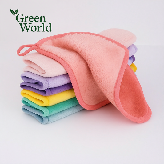 Lingettes démaquillantes GreenSoft™ –  Coton bio – Réutilisables & Durables (lot de 3 ou 6)