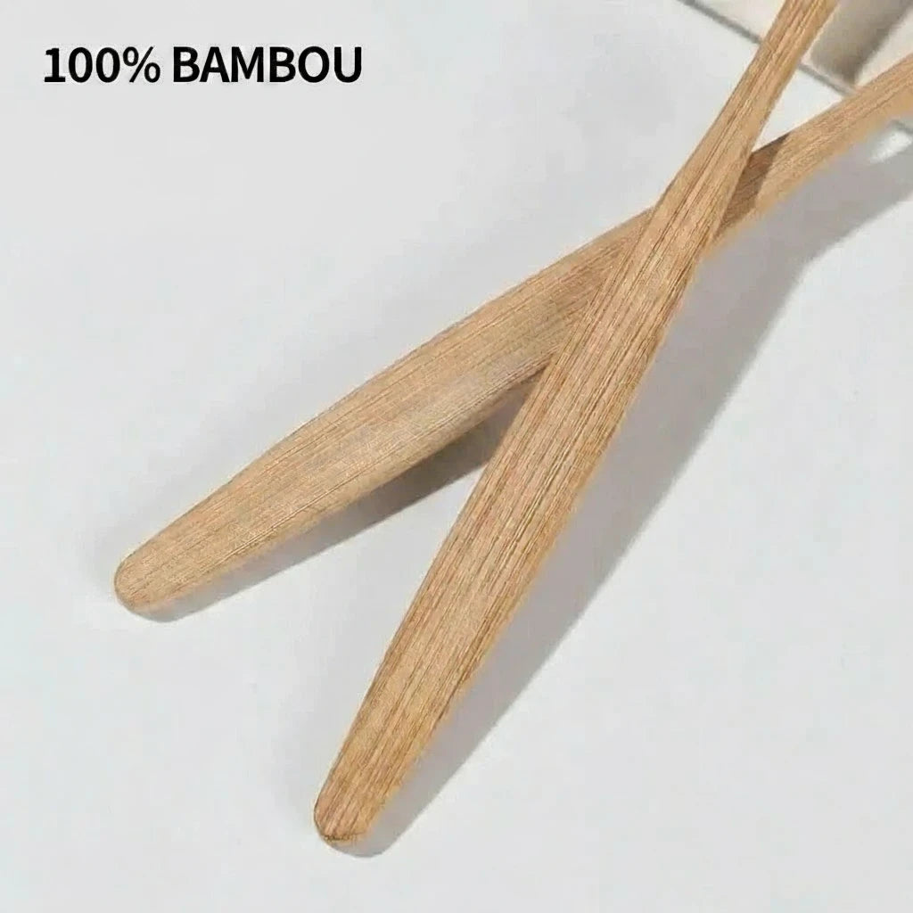 Brosses à dents en bambou GreenSmile™ – bio & écologique – (Lot de 10)