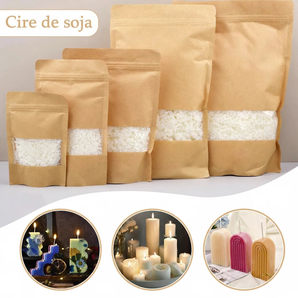Flocons GreenWax™ – Cire de soja naturelle pour création artisanale