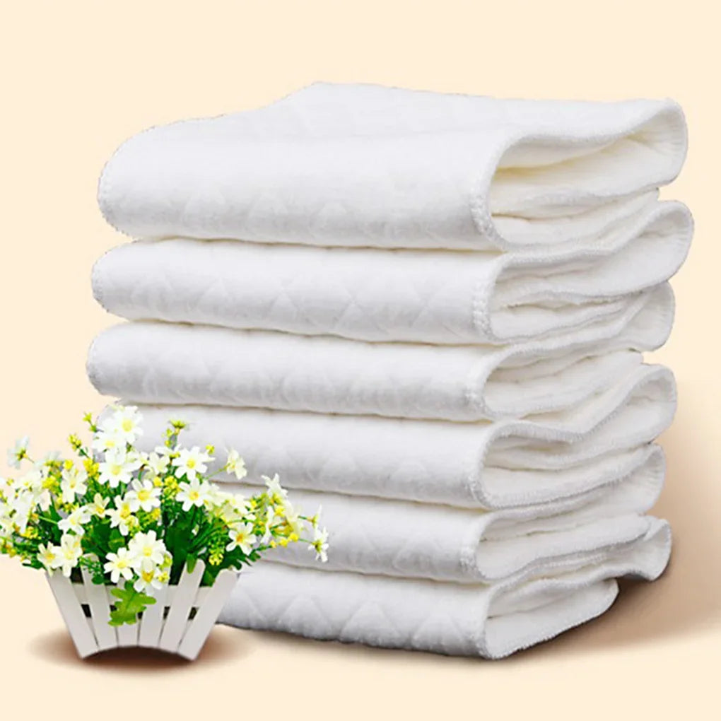 Inserts GreenSoft™ – Lot de 10 langes lavables en coton bio pour bébé